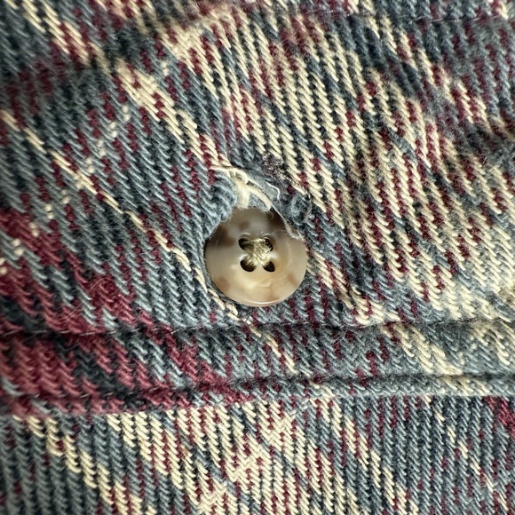 Vintage Carhartt Rugged Outdoor Wear Plaid Flannel Shirt – Men's Large 90's - Picture 3 of 12